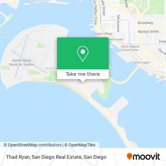 Mapa de Thad Ryan, San Diego Real Estate