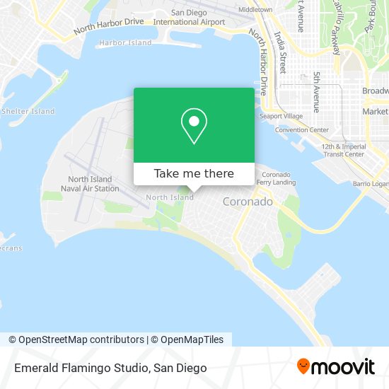 Emerald Flamingo Studio map