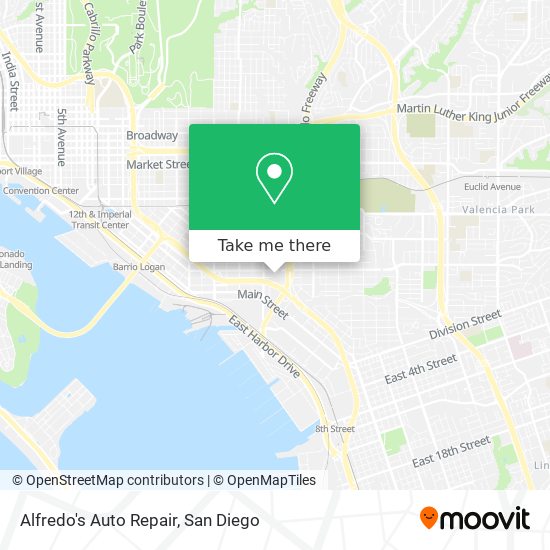 Alfredo's Auto Repair map