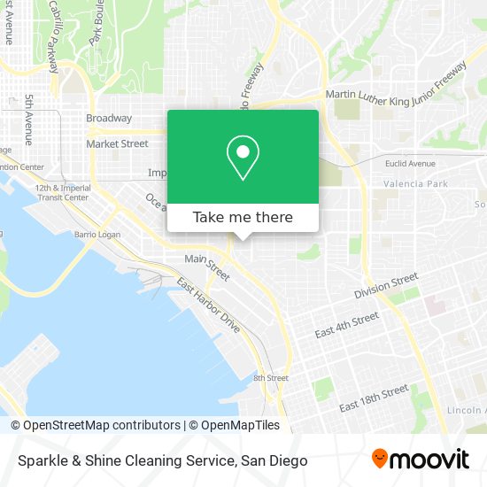 Sparkle & Shine Cleaning Service map