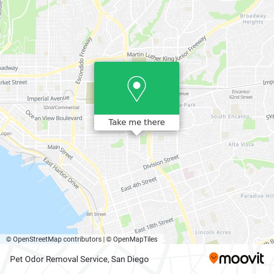 Mapa de Pet Odor Removal Service