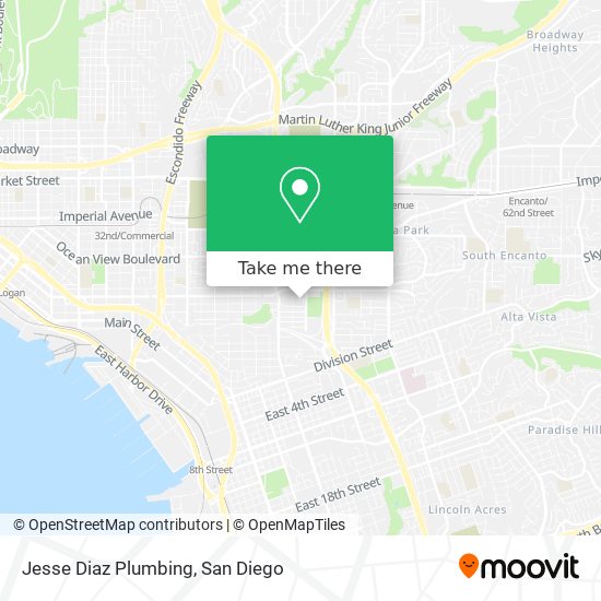 Mapa de Jesse Diaz Plumbing