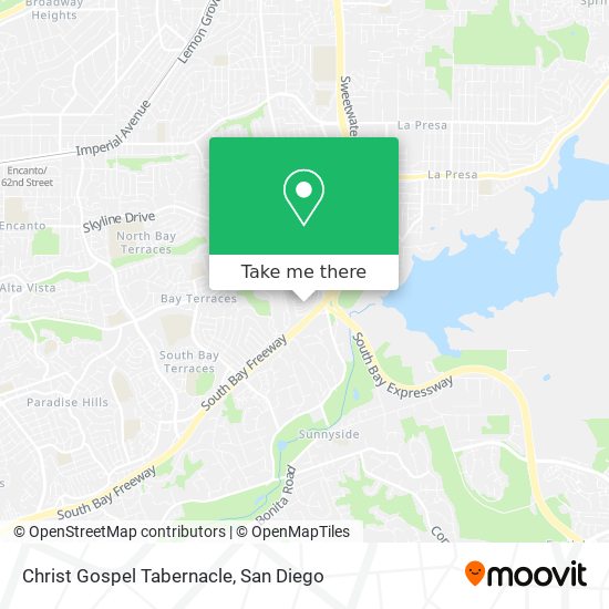 Mapa de Christ Gospel Tabernacle