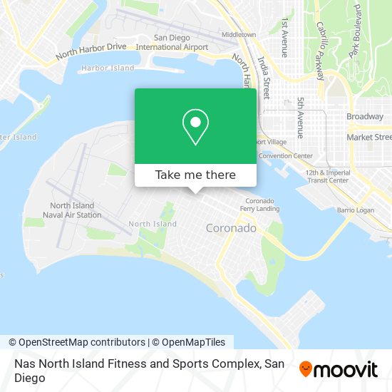 Nas North Island Fitness and Sports Complex map