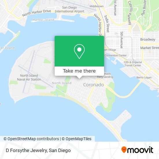 D Forsythe Jewelry map