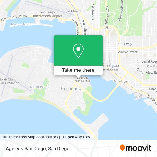 Mapa de Ageless San Diego