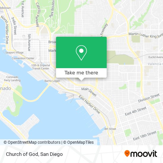 Mapa de Church of God