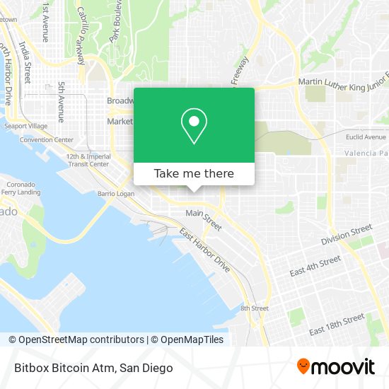 Mapa de Bitbox Bitcoin Atm