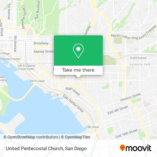 United Pentecostal Church map
