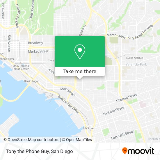 Tony the Phone Guy map