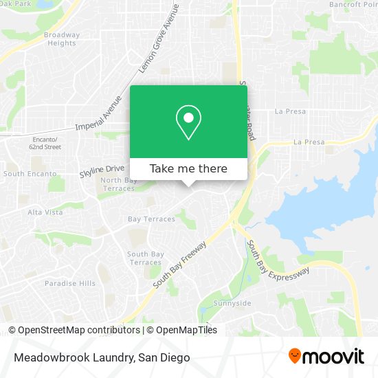 Meadowbrook Laundry map