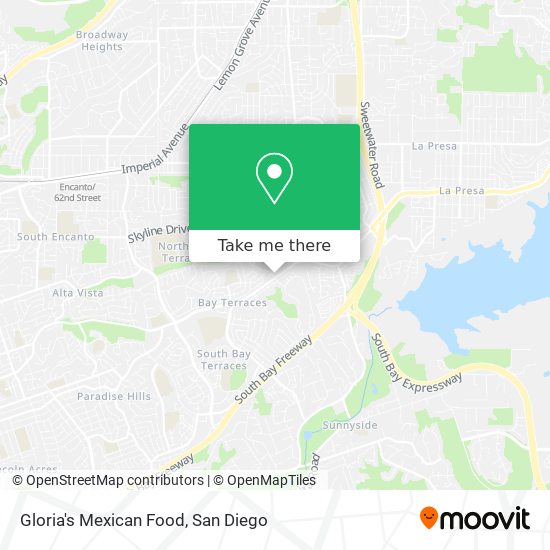 Mapa de Gloria's Mexican Food