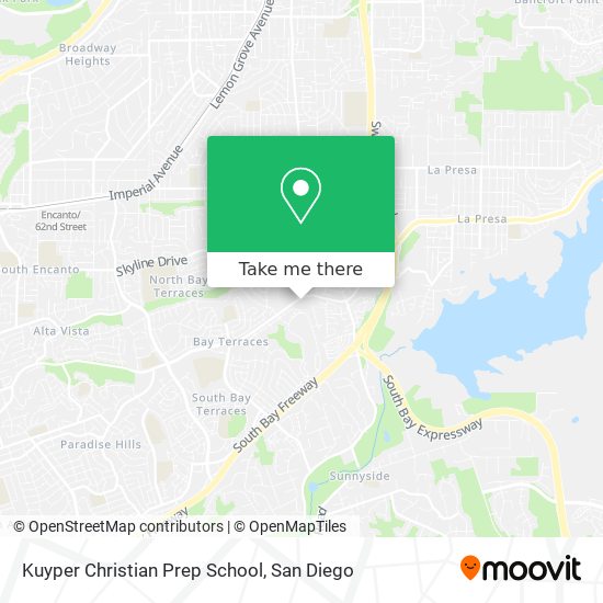 Mapa de Kuyper Christian Prep School