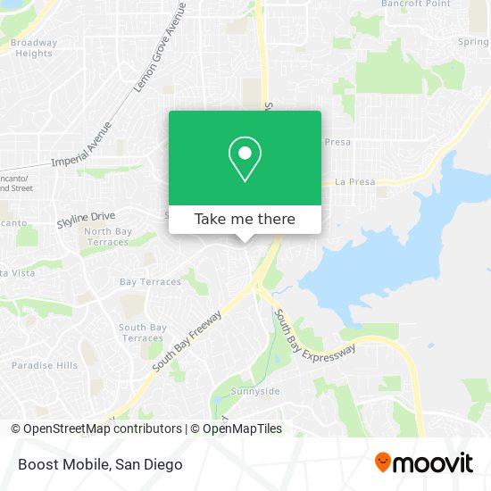 Boost Mobile map