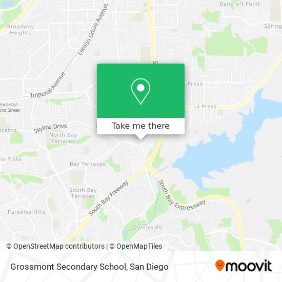 Grossmont Secondary School map