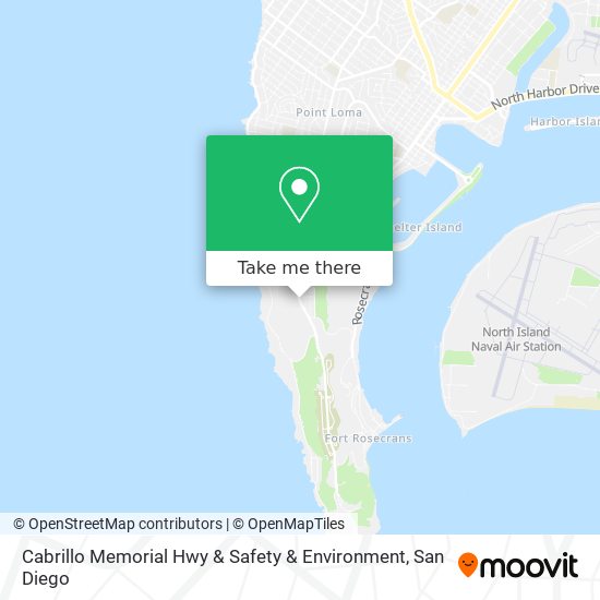 Mapa de Cabrillo Memorial Hwy & Safety & Environment