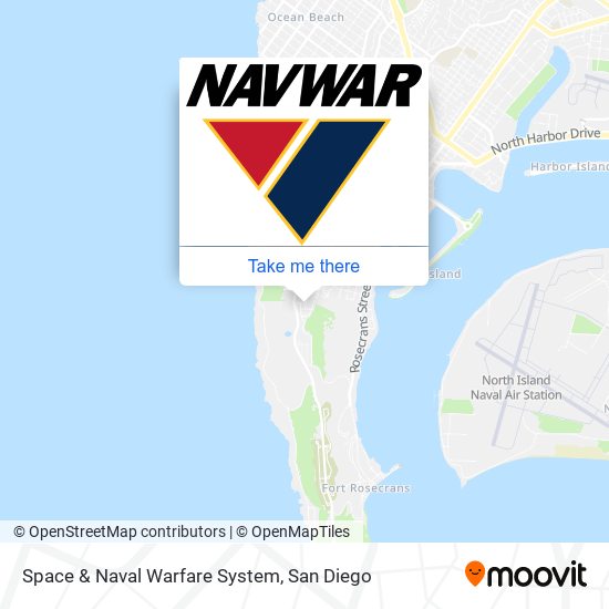 Space & Naval Warfare System map