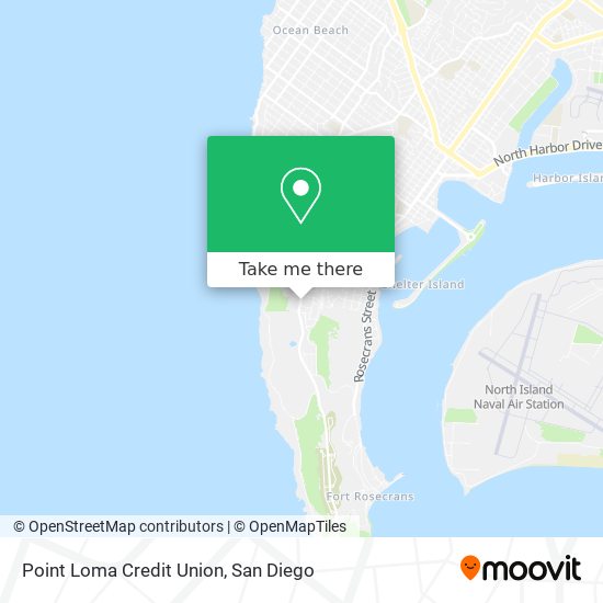 Mapa de Point Loma Credit Union