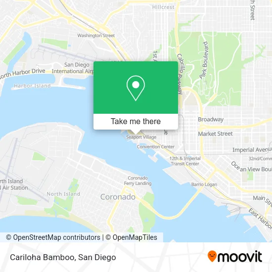 Cariloha Bamboo map