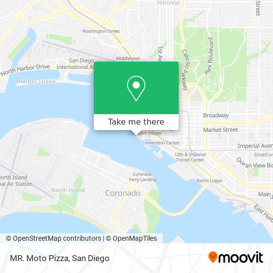 MR. Moto Pizza map
