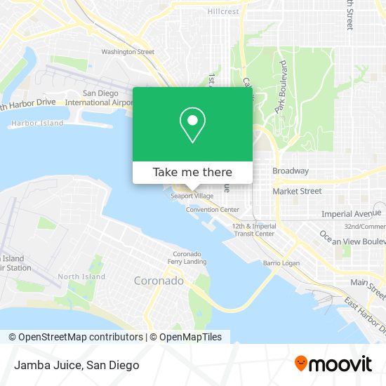 Jamba Juice map