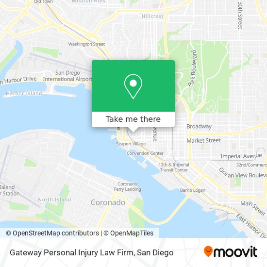 Mapa de Gateway Personal Injury Law Firm
