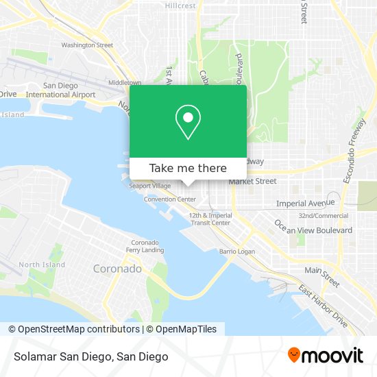 Solamar San Diego map