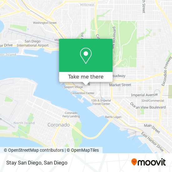 Mapa de Stay San Diego