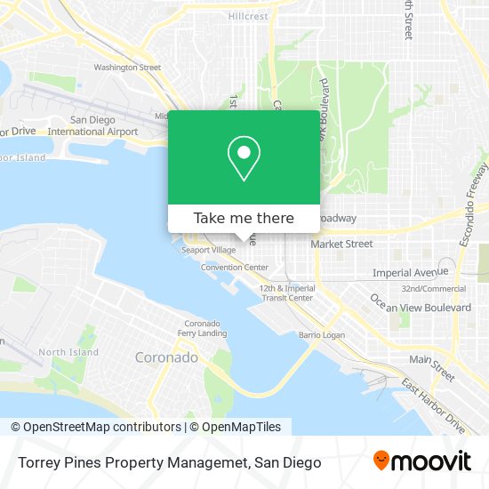 Torrey Pines Property Managemet map