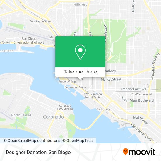 Designer Donation map