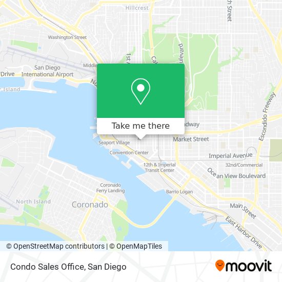 Condo Sales Office map