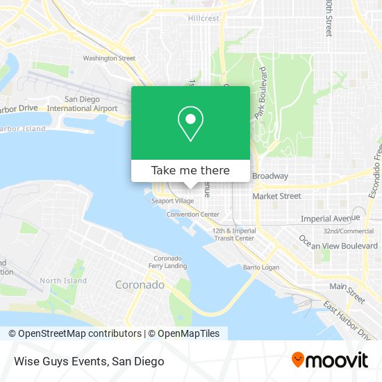 Wise Guys Events map