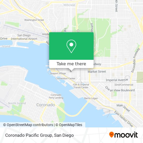 Coronado Pacific Group map