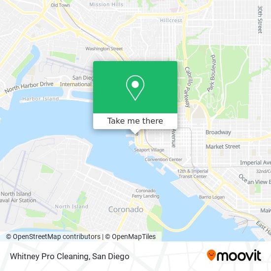 Whitney Pro Cleaning map