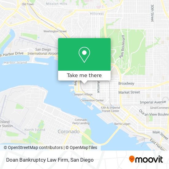 Mapa de Doan Bankruptcy Law Firm