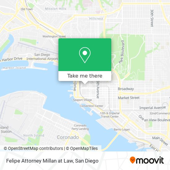 Mapa de Felipe Attorney Millan at Law