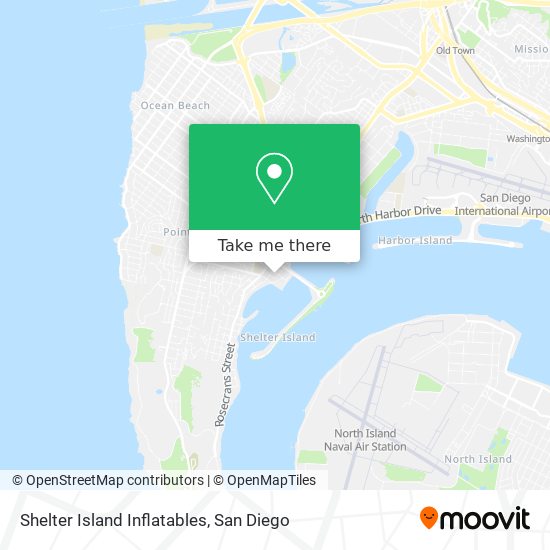 Shelter Island Inflatables map