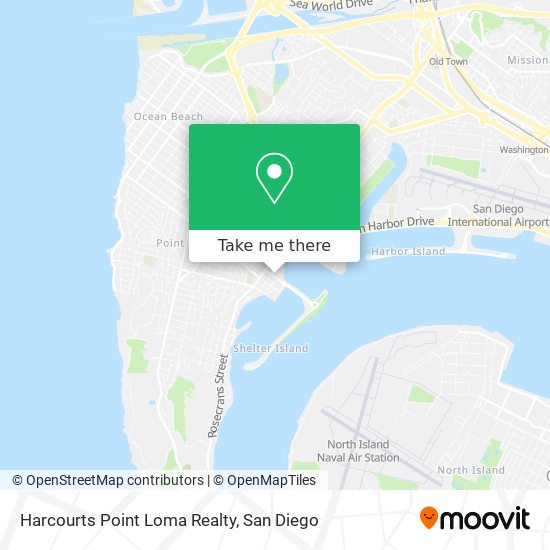 Harcourts Point Loma Realty map