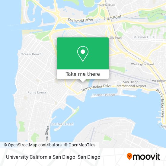 Mapa de University California San Diego