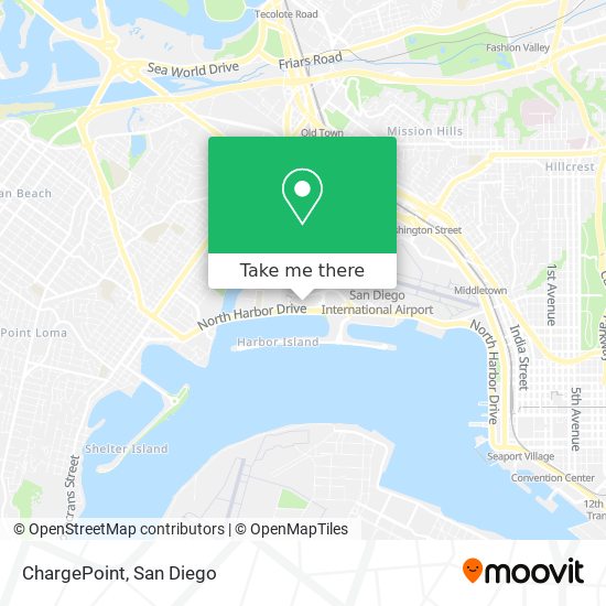 Mapa de ChargePoint