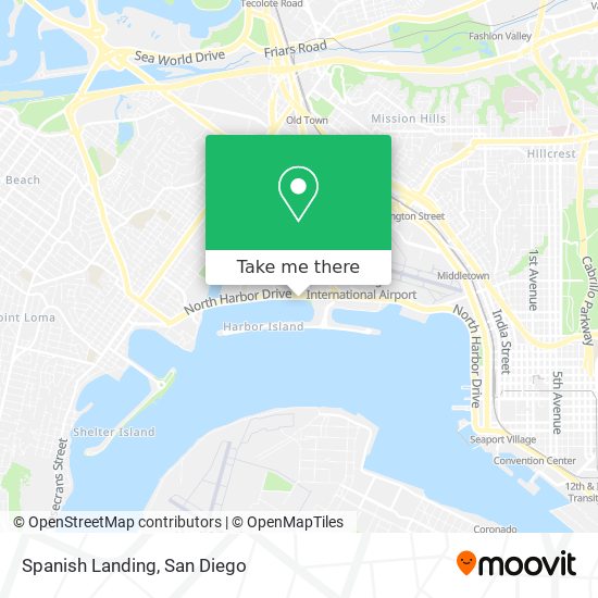 Spanish Landing map