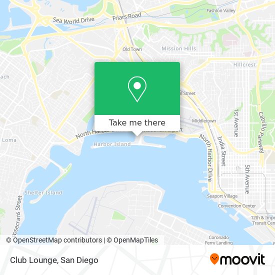 Club Lounge map