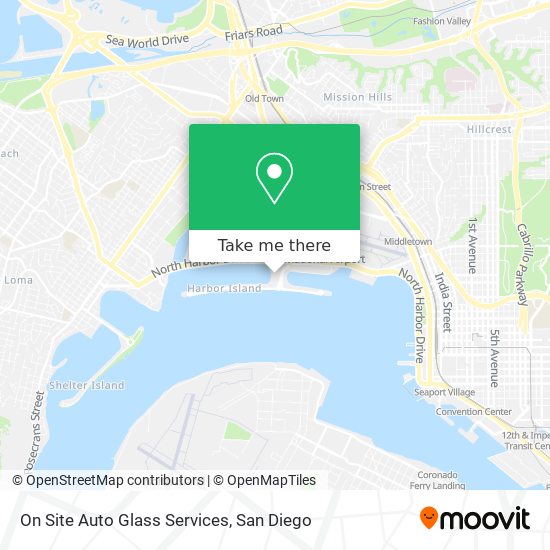 On Site Auto Glass Services map