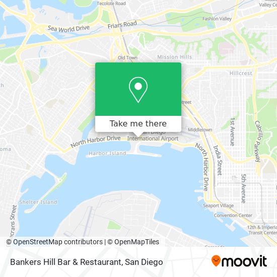 Mapa de Bankers Hill Bar & Restaurant