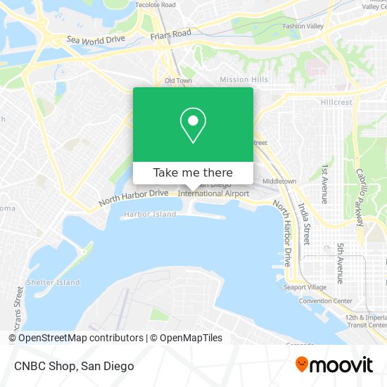 Mapa de CNBC Shop