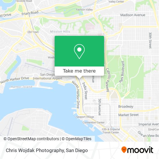 Chris Wojdak Photography map