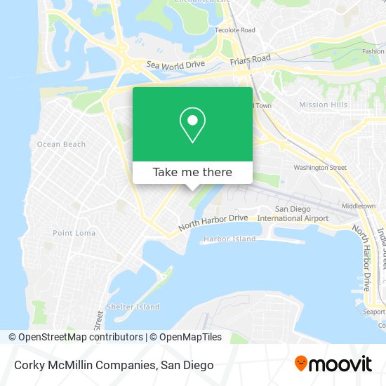 Corky McMillin Companies map