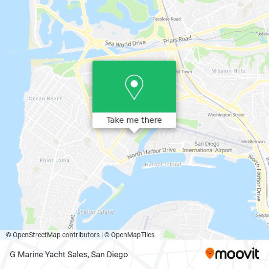 G Marine Yacht Sales map