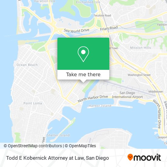 Todd E Kobernick Attorney at Law map