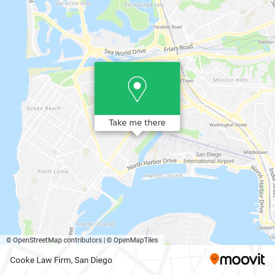 Cooke Law Firm map